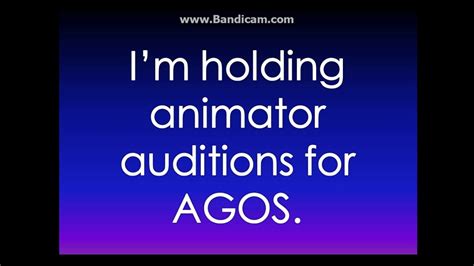 Agos Now Hiring Animators Youtube