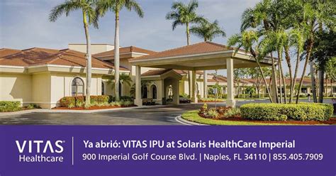 Unidad Para Pacientes Hospitalizados De Vitas En Solaris Healthcare