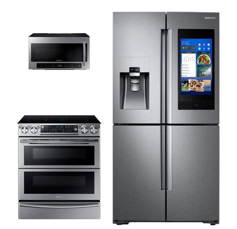 Samsung 3 Piece Kitchen Appliance Package With Electric Range