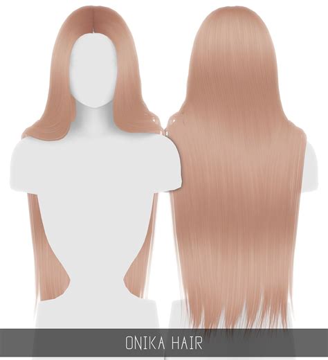 Simpliciaty Onika Hair Sims Hairs Sims Sims Sims Four