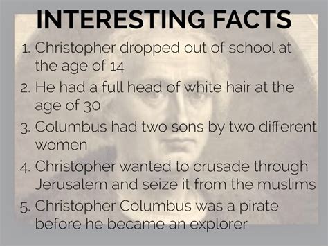 Christopher Columbus Facts Images Oppidan Library