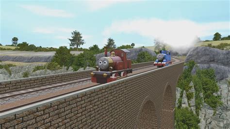 Thomas And The Magic Railroad Chase Scene Trainz Remake YouTube