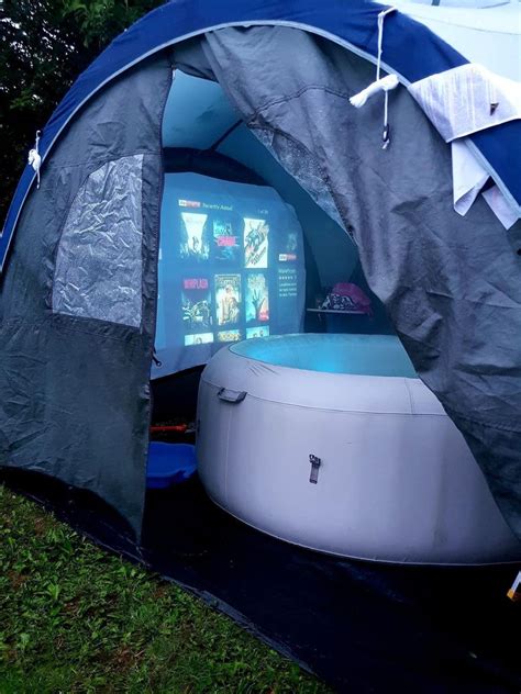 Hot Tub Hideaway Backyard Tent Portable Hot Tub Outdoor Camping
