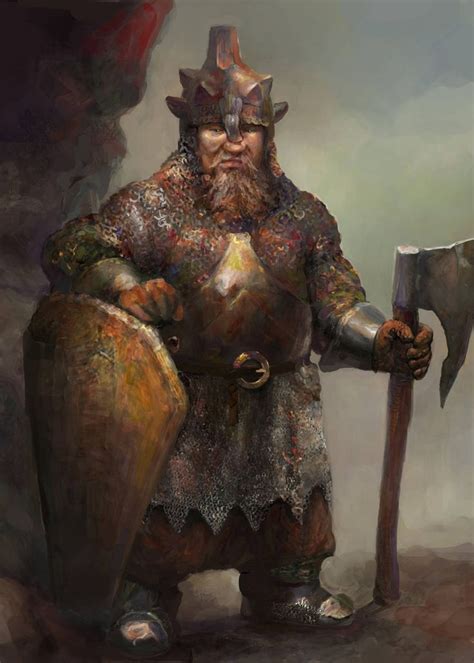 Dwarf Warrior By Igorlevchenko On Deviantart Fantasy Dwarf Fantasy