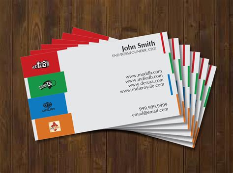 They stand out from other cards, and they stick around, too. Playful, Modern, Games Business Card Design for a Company ...
