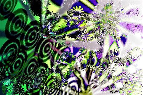 Psychedelic Forest 2 Digital Art By Victoria Billings Fine Art America