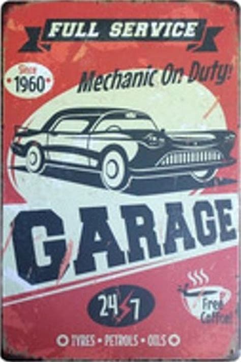 Metalen Wandbord Oldtimer Auto Muurplaat Vintage Retro Wanddecoratie