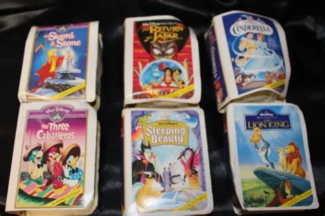 Mcdonalds Walt Disney Masterpiece Collection Happy Meal Vhs Toys Lot Of 6 1995 999 Picclick