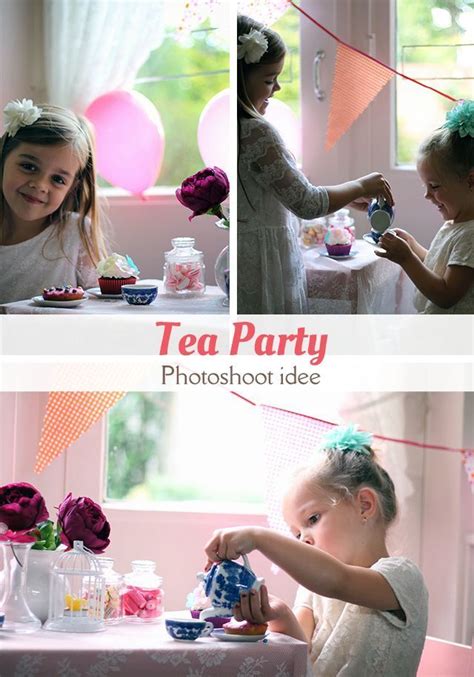Een Idee Voor Een Photoshoot Voor Meisjes Een Tea Party Diy Party