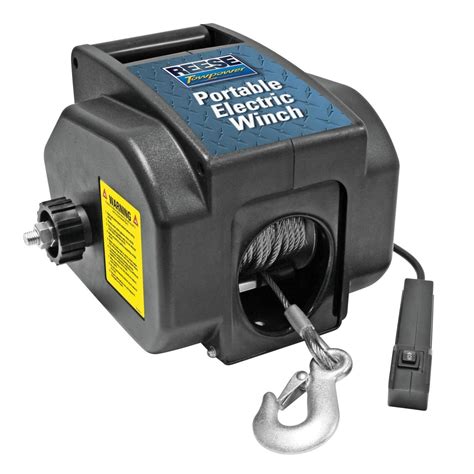 Reese Towpower 2000lb Portable Electric Winch