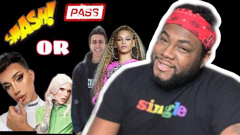 Smash Or Pass Youtuber And Celebrity Edition Im Thirsty Af Youtube