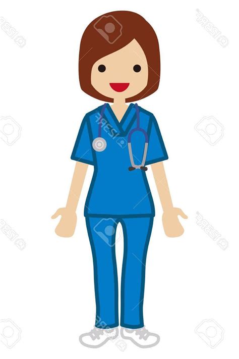 How to draw a woman. Unique Nurse In Scrubs Clip Art Photos » Free Vector Art ...