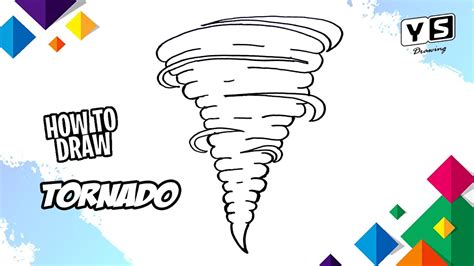 How To Draw Tornado Youtube