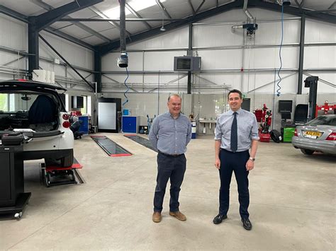 Trefnant Garage moves premises due to expansion | Dr James Davies