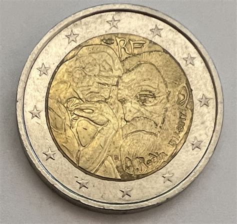 2 Euro Münze 100 Todestag Von Auguste Rodin 2017 Ebay
