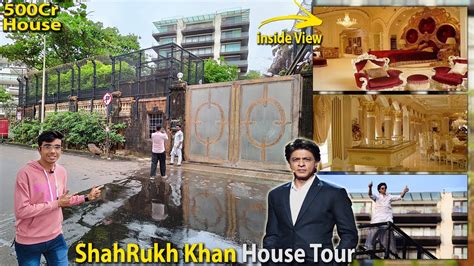 Shahrukh Khan House Mannat Tour Mumbais Most Expensive🤑 And Luxurious House 😍 Youtube