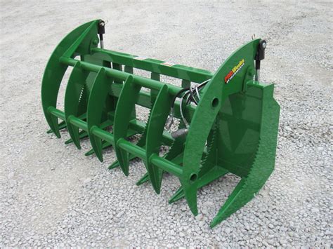 72″ Root Rake Clam Grapple Attachment Fits John Deere Tractor Loader
