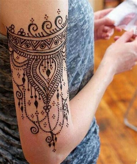 Check out these easy henna designs. 23 Cute Henna Lace Arm Tattoo Design You Should Try ...