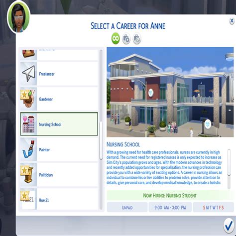 The Sims 4 Careers Ideassilope