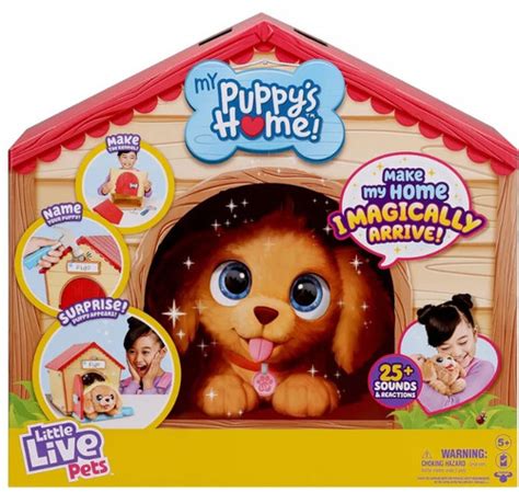 Little Live Pets My Puppys Home Fido Interactive Plush Toy Moose Toys