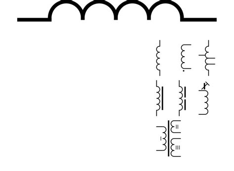 Gost Electronic Symbols Inductors And Transformers Openclipart