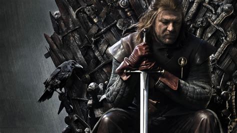 Game Of Thrones 1080p Iron Throne Ned Stark House Stark Sean Bean