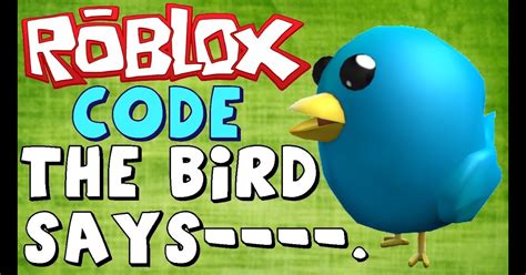 Roblox Twitter Codes 2018 Bird