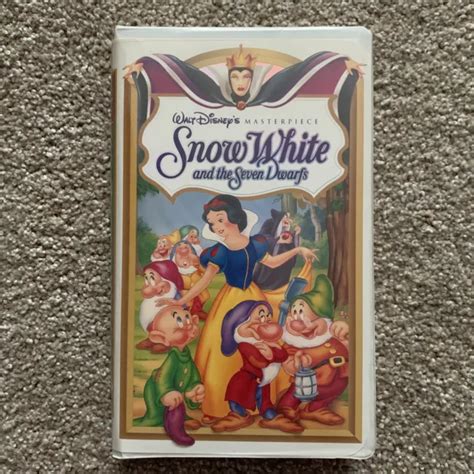 Rare Walt Disneys Snow White And The Seven Dwarfs Masterpiece Vhs