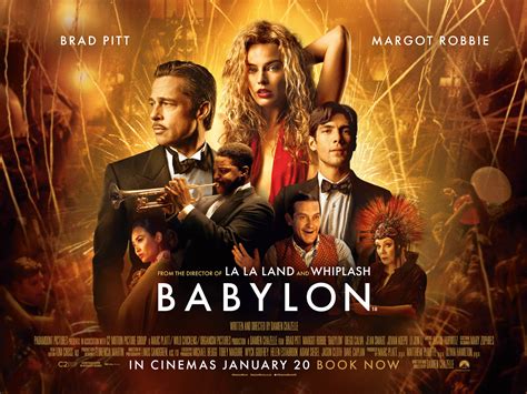 Babylon De Damien Chazelle Bannière Affiche Officielle Film