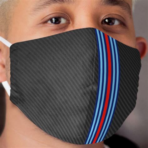 Carbon Fiber Racing Stripes 9 Cloth Face Mask Chief T Shirt