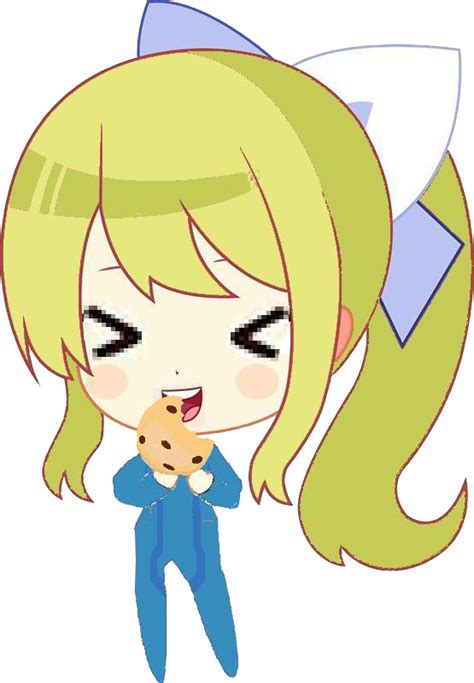 Chibi Zero Suit Monika Eating A Cookie Rddlc