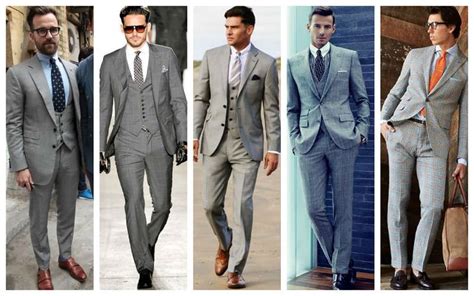 How To Wear A Grey Suit The Trend Spotter Grey Suit Black Shoes