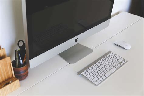 3840x2560 Apple Computer Desk Desktop Home Office Imac Keyboard