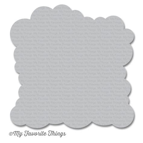 My Favorite Things Stencil Cloud The Foiled Fox