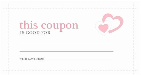 Free Coupon Template Word Best Of Love Coupon Template Microsoft Word