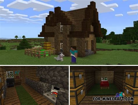 Mc survival house download bedrock. The Peasant House map for Minecraft Bedrock