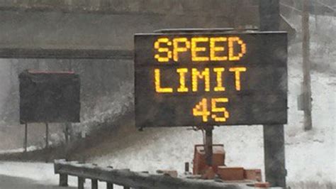Speed Limits Reduced To 45 Mph On Interstates In District 4