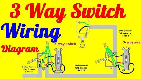 Wiring Diagram For 3 Way Switch Wiring Diagram