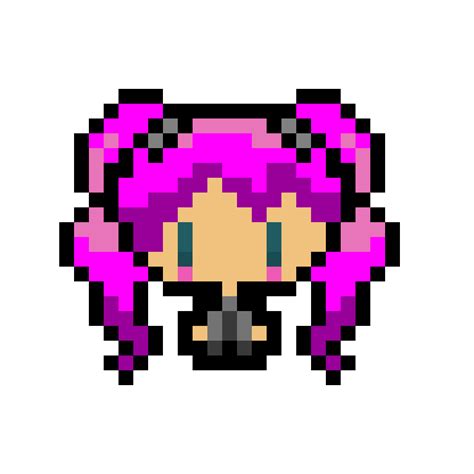 Cute Pixel Art Girl Free Transparent Png Download Png