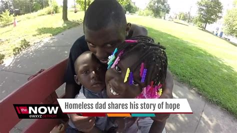 Homeless Dad Shares Story Of Hope Youtube