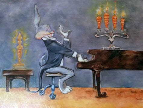 Bugs At Piano 2001 By Chuck Jones For Sale On Art Brokerage