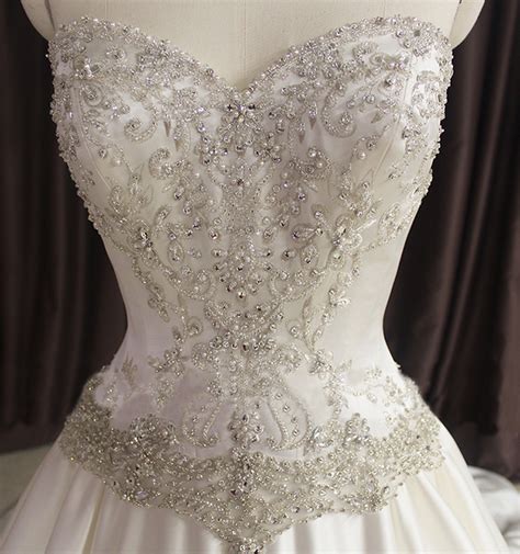 Buy Women Princess Crystal Bling Wedding Dress Pearls