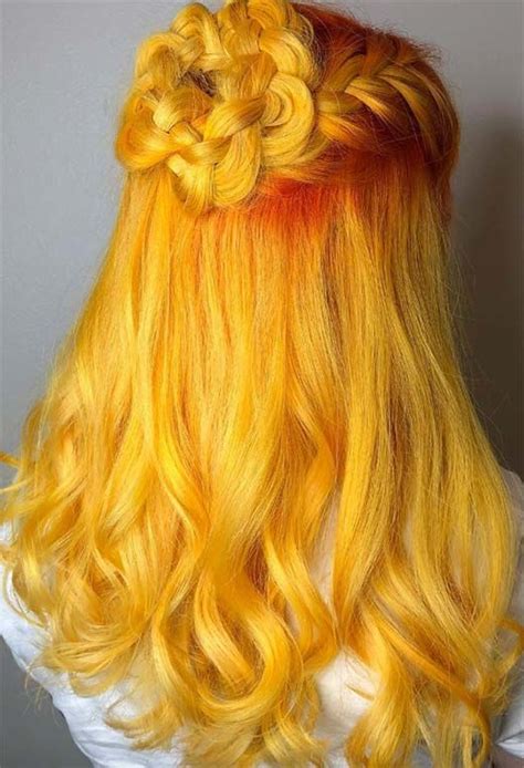 61 Sunshine Yellow Hair Color Shades To Liven Up Your Look Glowsly