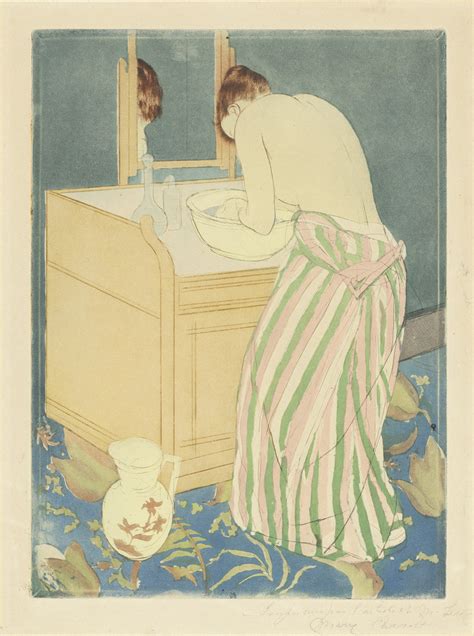 Mary Cassatt Woman Bathing