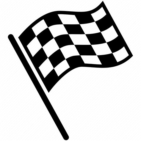 Racing Car F1 Race Chequered Flag Icon Download On Iconfinder
