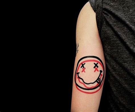 Nirvana Smiley Face Tattoo