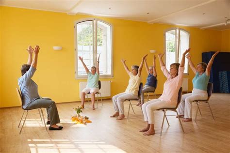 Senior Citizen Chair Yoga For Seniors Printable 2023 Calendar Printable