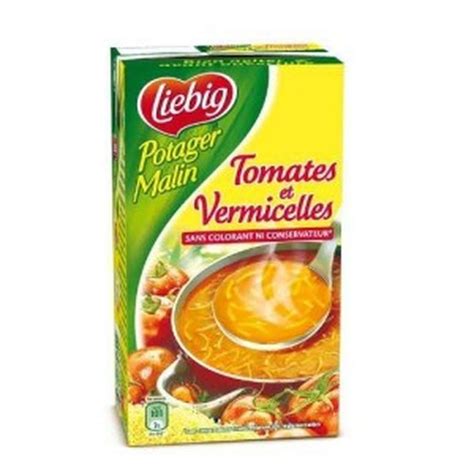 Soupe de tomate et vermicelle Potager Malin Liebig 1 L