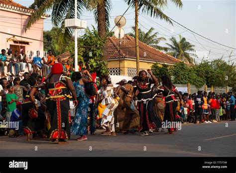 Bissau Republic Of Guinea Bissau February 12 2018 Group Of People