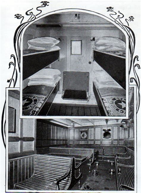 White Star Line Rd Class Accommodations GG Archives